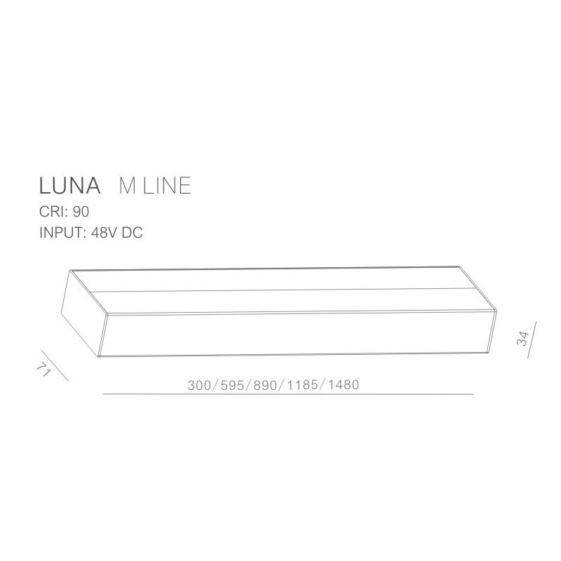 גופי תאורה מקטגוריית: מערכות תאורה מגנטיות LUNA M ,שם המוצר: